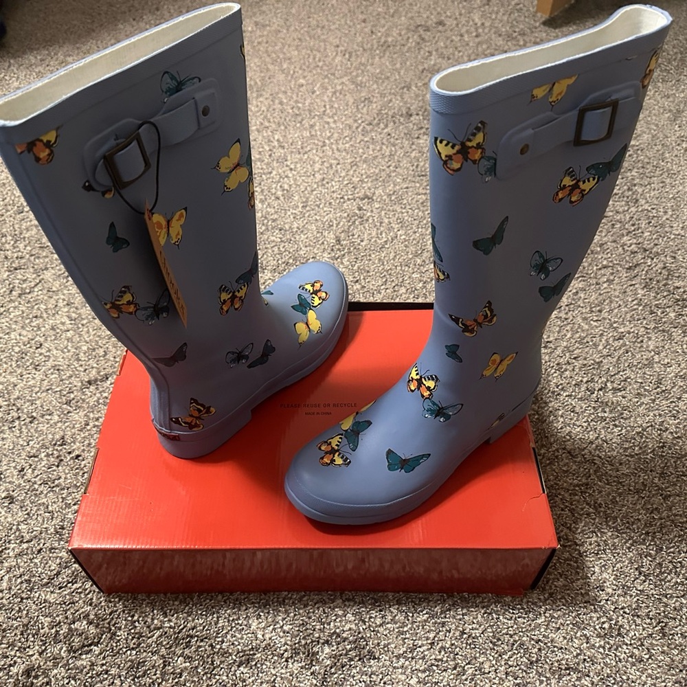 Blue CHOOKA BOOTS SIZE 10